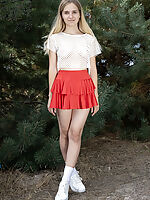 perfect blonde figure